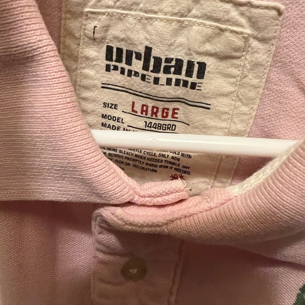 Urban Pipeline Pink Shirt - Large
